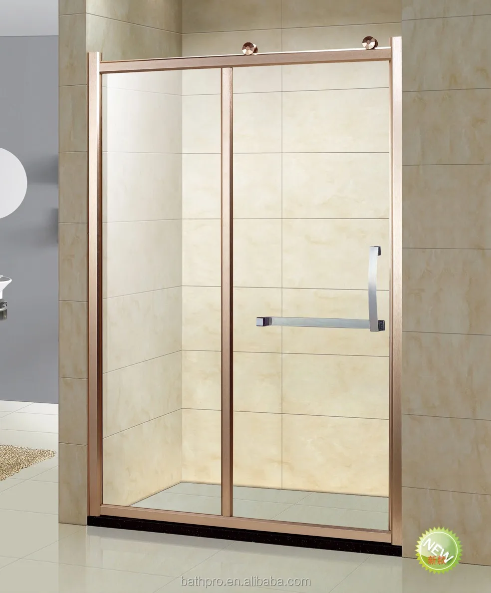 Rose Gold Sliding Door Tempered Glass 6mm Shower Enclosure - Buy 6mm ... Rose Gold Sliding Door Tempered Glass 6mm Shower Enclosure - Buy 6mm ...