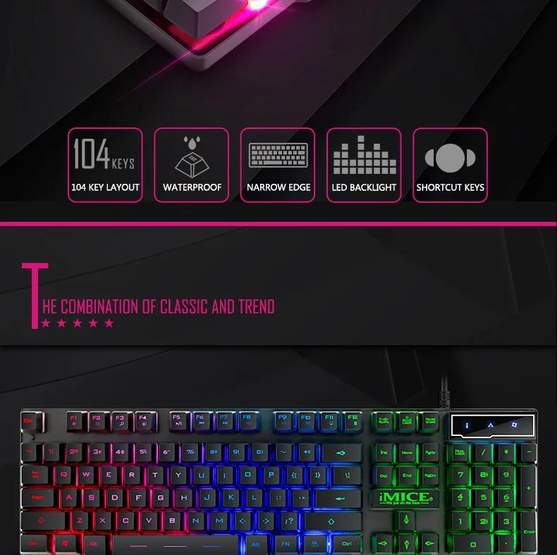 Multi Language Layout Gaming Keyboard Laptop Backlit Keyboard For Professional Gamer Buy