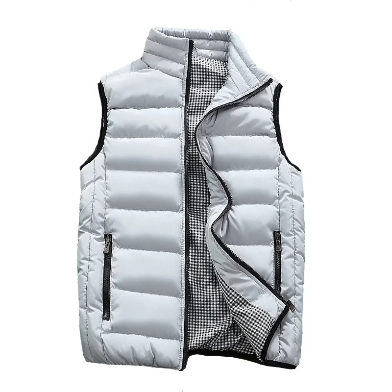 chaleco blanco hombre