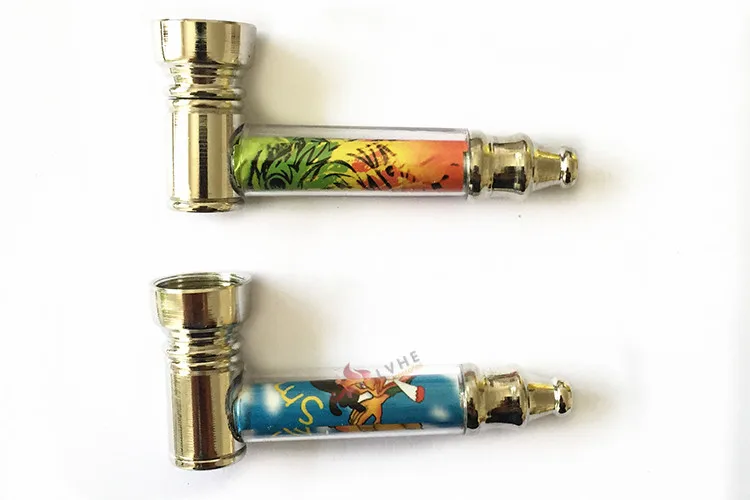 T047pm Lvhe Wholesale Metal Pipe Smoking Accessories Pipe Tobacco