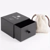 slide design custom printing drawer black paper packaging bracelet gift box for jewelry