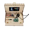 Educational WIFI Downloadable Wooden Case Toy Computer Kit for Kids