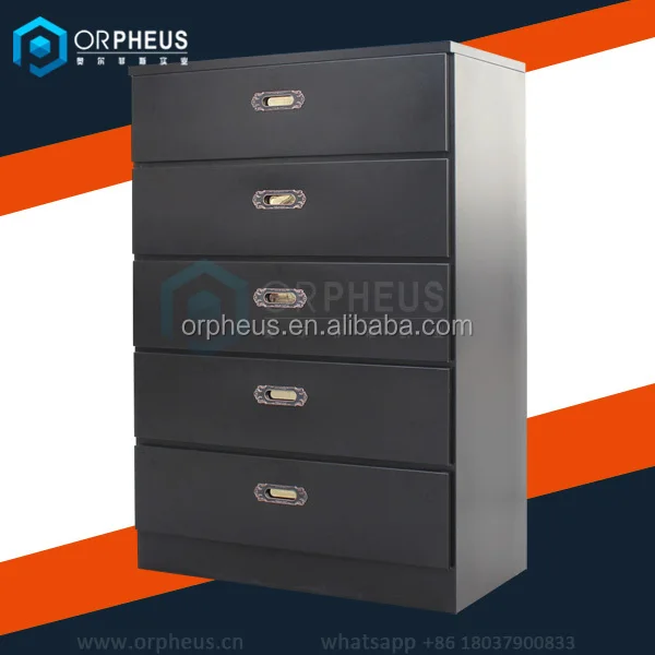 Folded Dresser And Modern Appearance Chest Of Drawers Metal