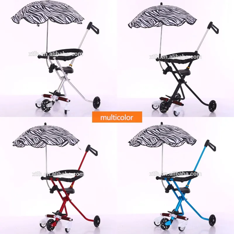 Baby Walkers Easy Folding Magic Baby Stroller Folding Tricycle With