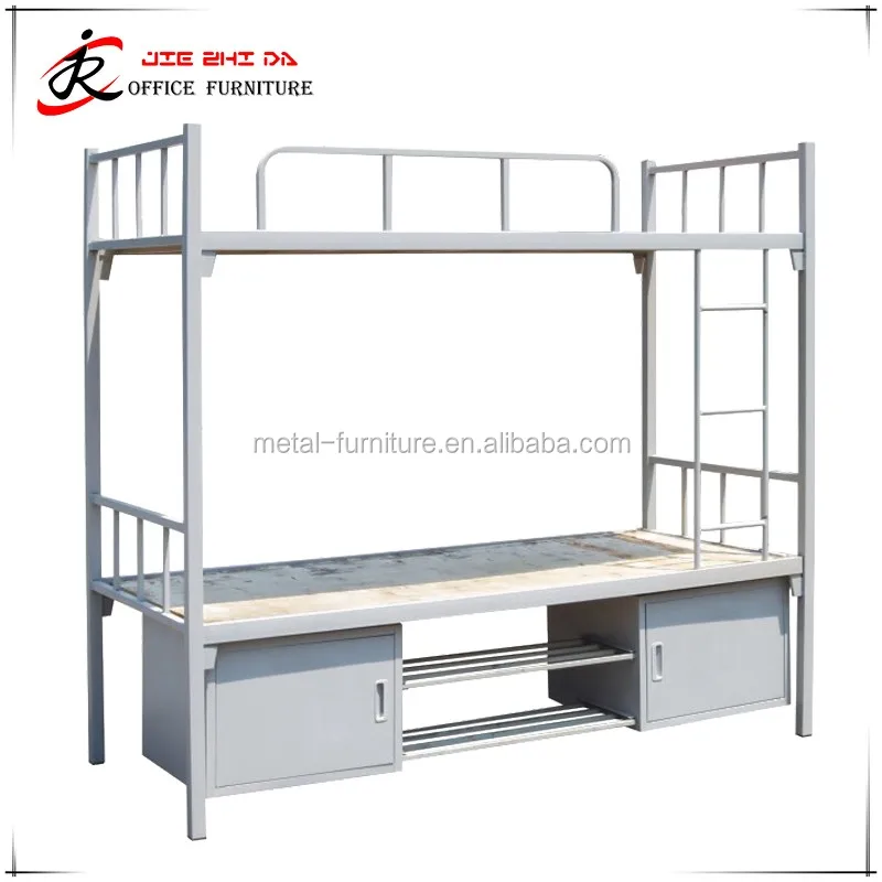Metal Bunk Bed With Bottom Storage Cabinet Bedroom Furniture Storage Cabinet Bedroom Furniture Bed