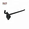 Popular 2" 3" 4" 5" 6" 7" 8" 10" 12" White Black Single Prong Peg Board Display Small ABS Plastic Pegboard Hooks for Retail