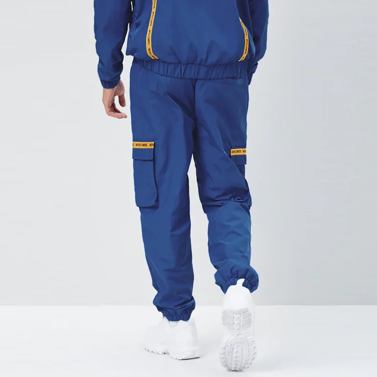 mens nylon tracksuit set