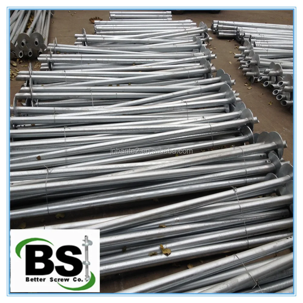 Round Pipe Helix Style Earth Anchor Buy Steel Pipe Anchor,Helix Style