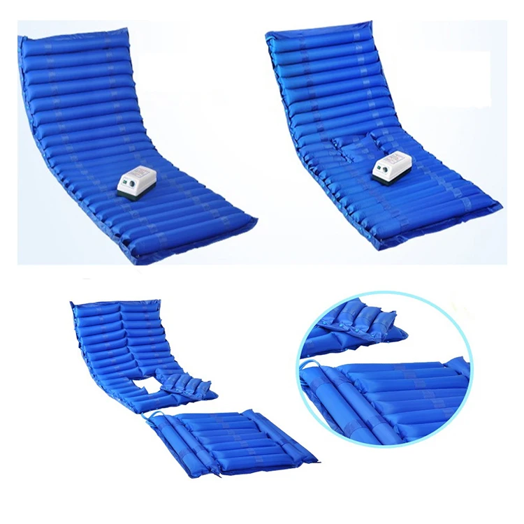 200x90cm Blue Pvc Mattress Inflatable Strip Medical Air Bed Mattress