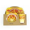 2018 german children biodegradable tableware kids sets