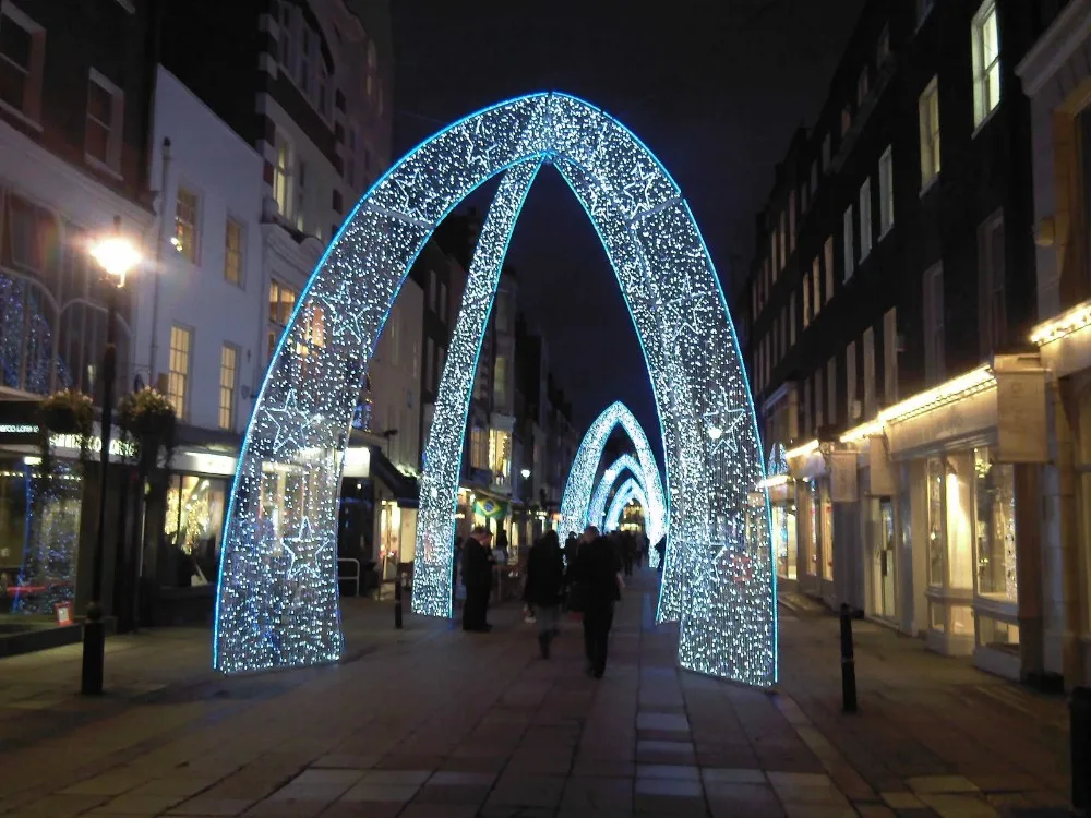 Outdoor Christmas Arches Led Lighted Commercial Grade Street Decoration Buy Commercial Grade