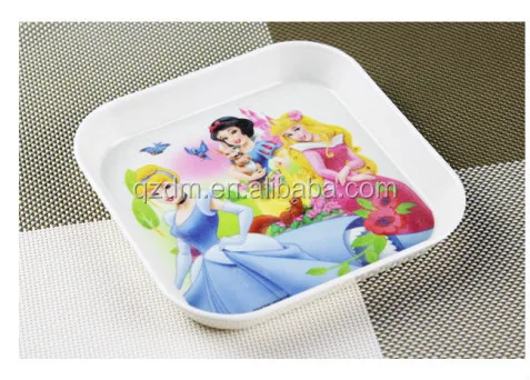 Melamine Small Tary Dessert Plate Candy Tray For Kids