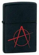 Anarchy Black Matte Zippo Lighter Zippo Lighter