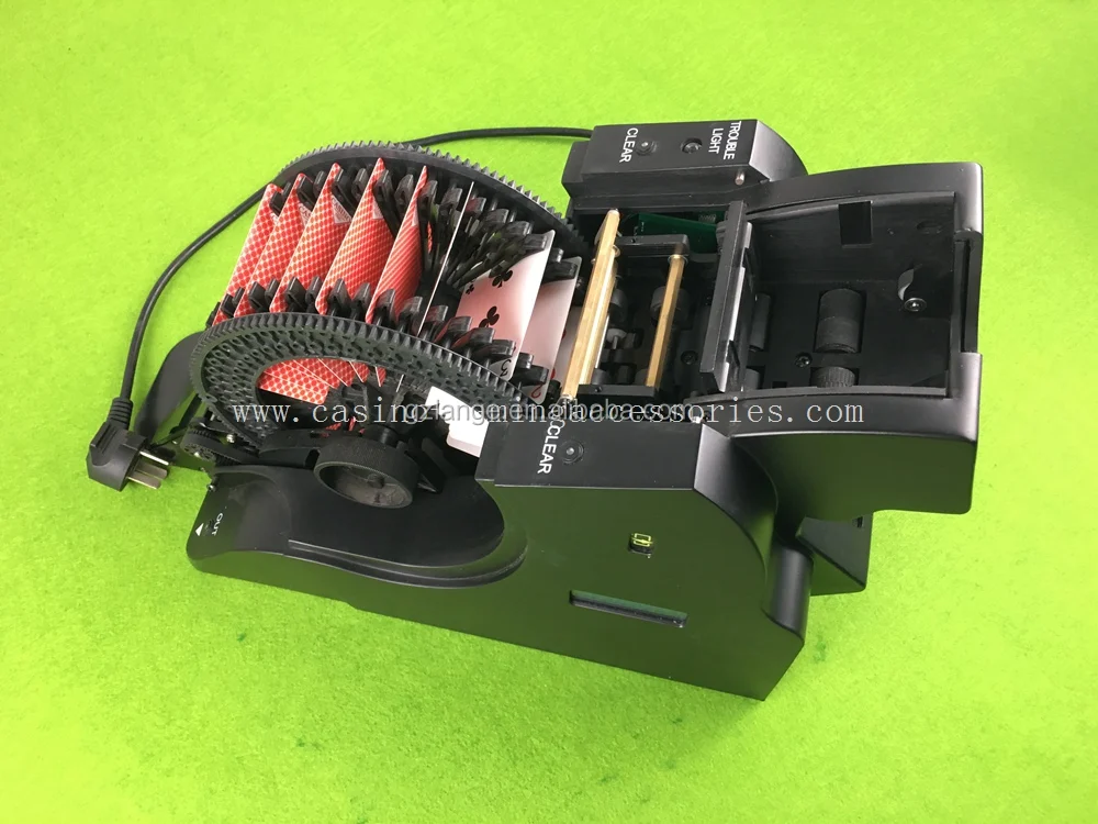 Automatic Metal Poker Card Shuffler And Playing Card Dealer Shoe For 8 