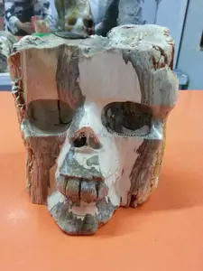 Ornate Petrified Wood Sculpture 