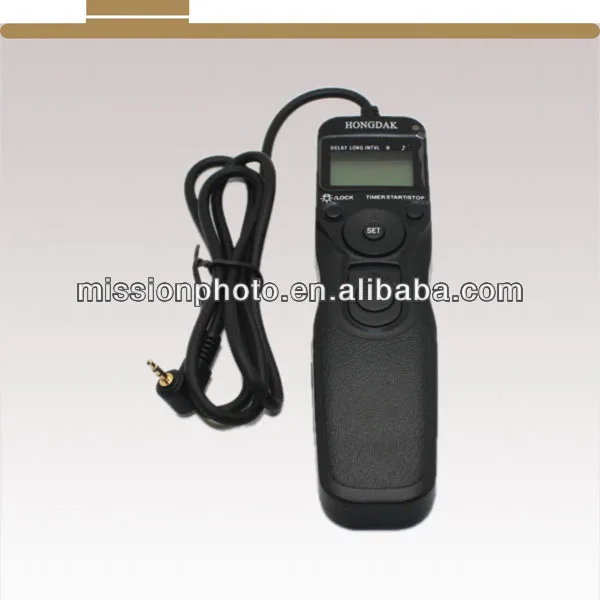 HONGDAK RS-60E3 Timer Shutter Release Remote Cord for Canon 300D 350D 400D 450D 50E 30 DSLR