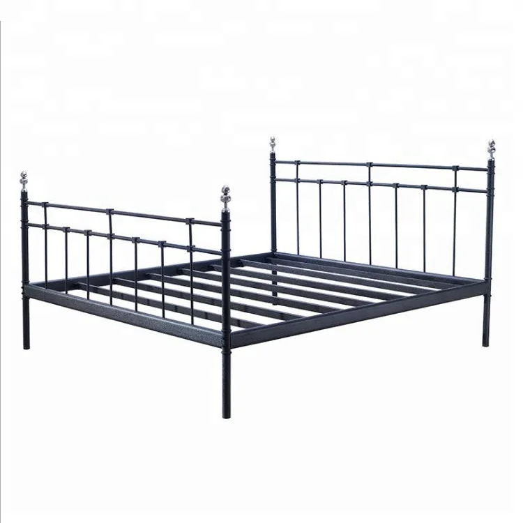 European antique simple latest double metal bed frame designs (3).jpg