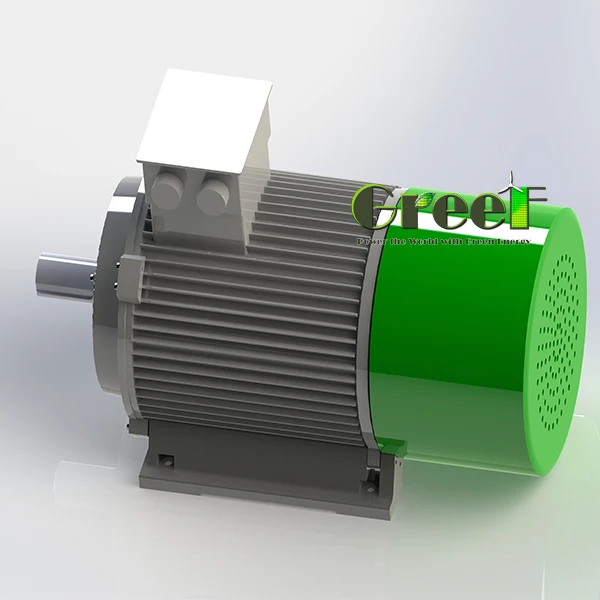 60KW Three-Phase Permanent Magnet Generator 400RPM 220V 380V 400V Electric  Motor