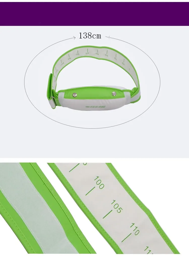 2017 Hot Selling Electric Nuga Best Slimming Massage Belt Vibrating