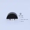 perfume plastic bottle cap moon-shaped cap black and silvery cap