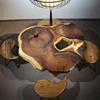 Factory direct supplier solid oak wood table turned timber