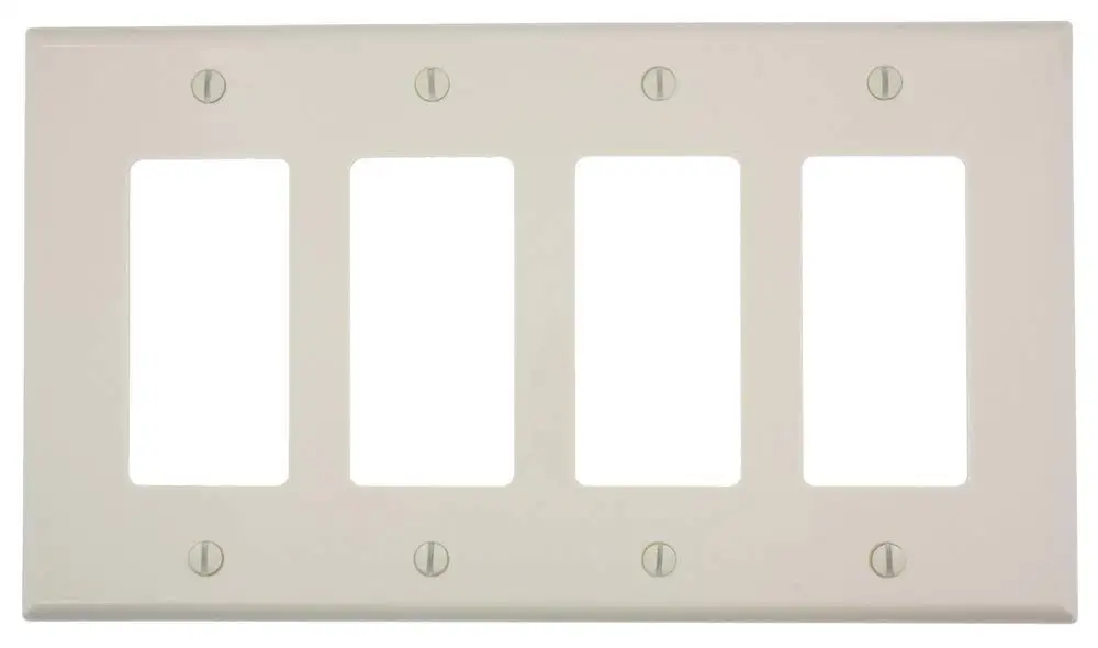 Света пластина. Luxury Fashion Gray Color CNC Metal Panel Push button 4 gang Smart 12v DC Dry contact Wall Switch.