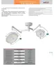 aesthetic plastic surgery dual Medical high lumen LED examination lamp with touch pannel