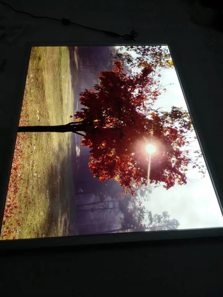 Edgelight Af80 Solar Led Display Board Advertising Display Light Box