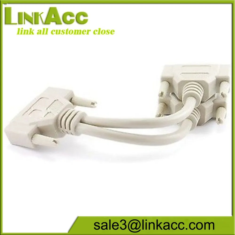 Db25 Parallel Male/dual Female Ysplitter Printer Cable Buy Db25 Y