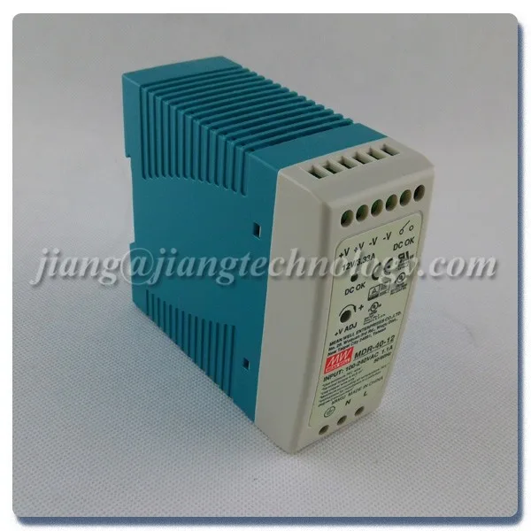 40w 12v Power Supply Meanwell Mdr-40-12 Din Rail Switching Power Supply