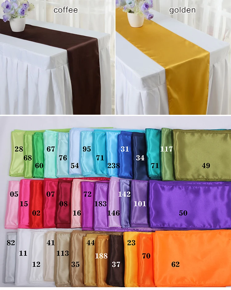 Cheap Wedding Supplies Polyester Damask Satin Silk Teal Table Top 