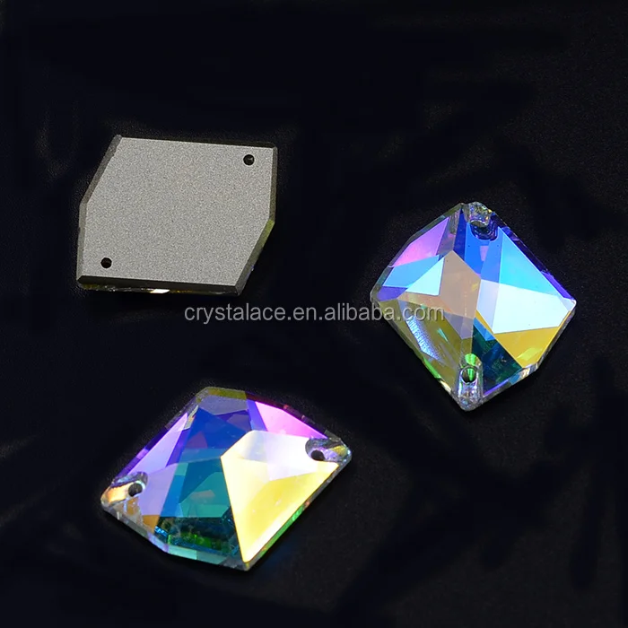 Axe shape 12X19mm sew on crystal glass stones