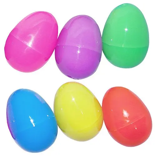 Rhode Island Novelty Easter Eggs - Plastic Bright Egg Assortment (144 pc)