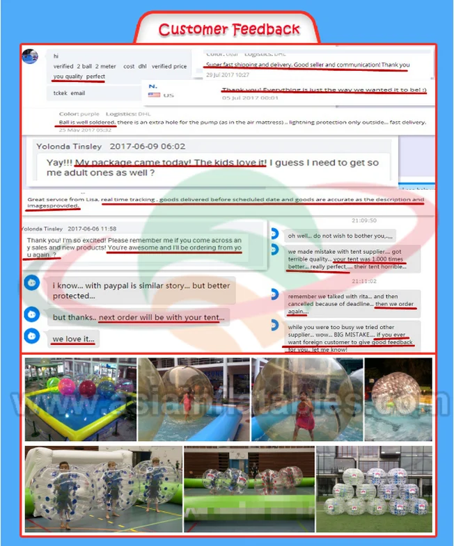 Big Air Inflatable Human Bubble Ball ,Inflatable Zorb Ball