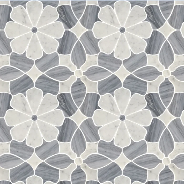 Waterjet Pattern Marble Tiles Floor Design price in India