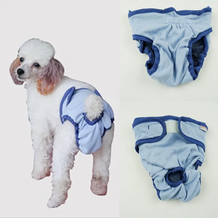 Promotional Washable Dog Diapers Cover Ups Sanitary Dog Pants For Xs To