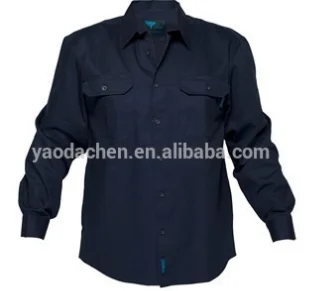 hi vis work shirt reflective long sleeve fluorescent work shirt