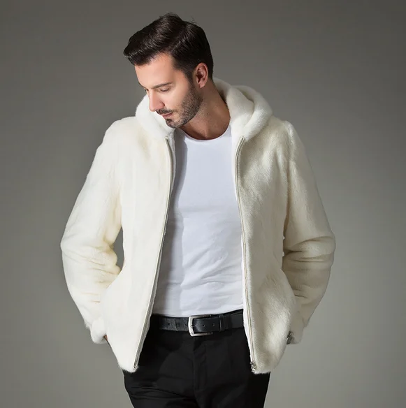 mens white coat