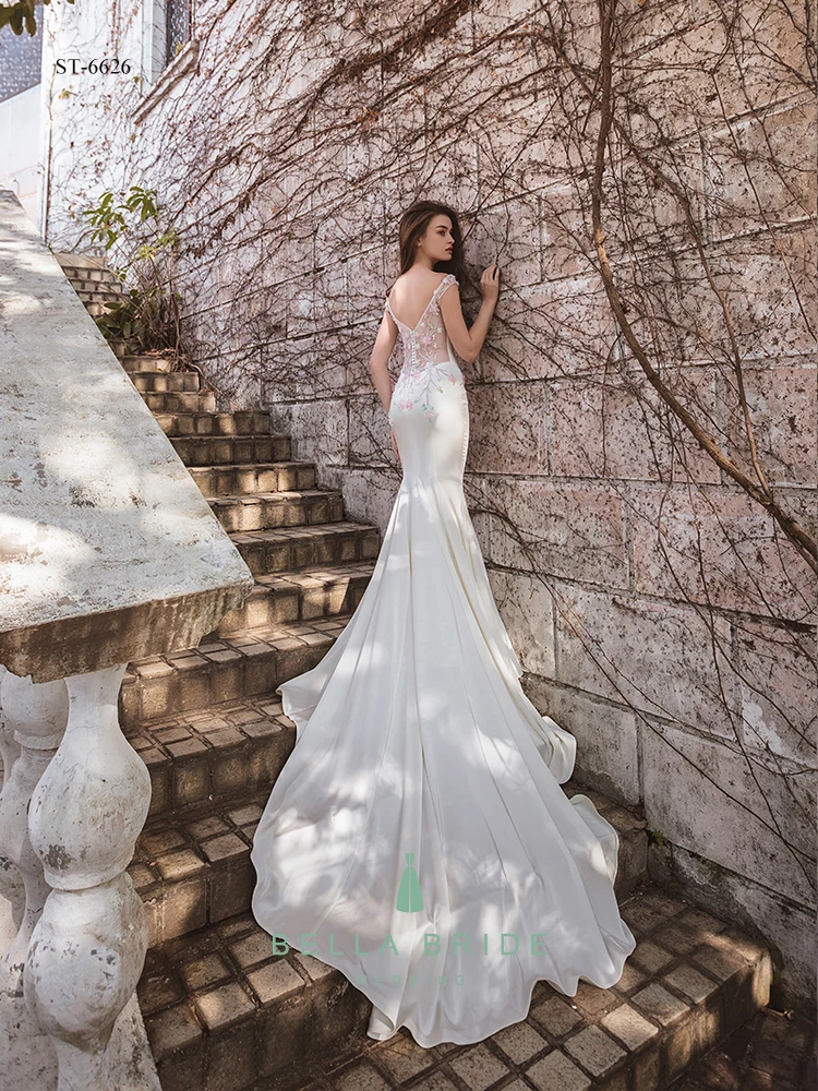 western wedding gown