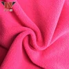 New style oceanic red polyester knit polar fleece fabric for lady fashion clothing