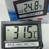 ST-2 new style car thermometer clock/inside out side digital thermometer/small thin digital thermometer