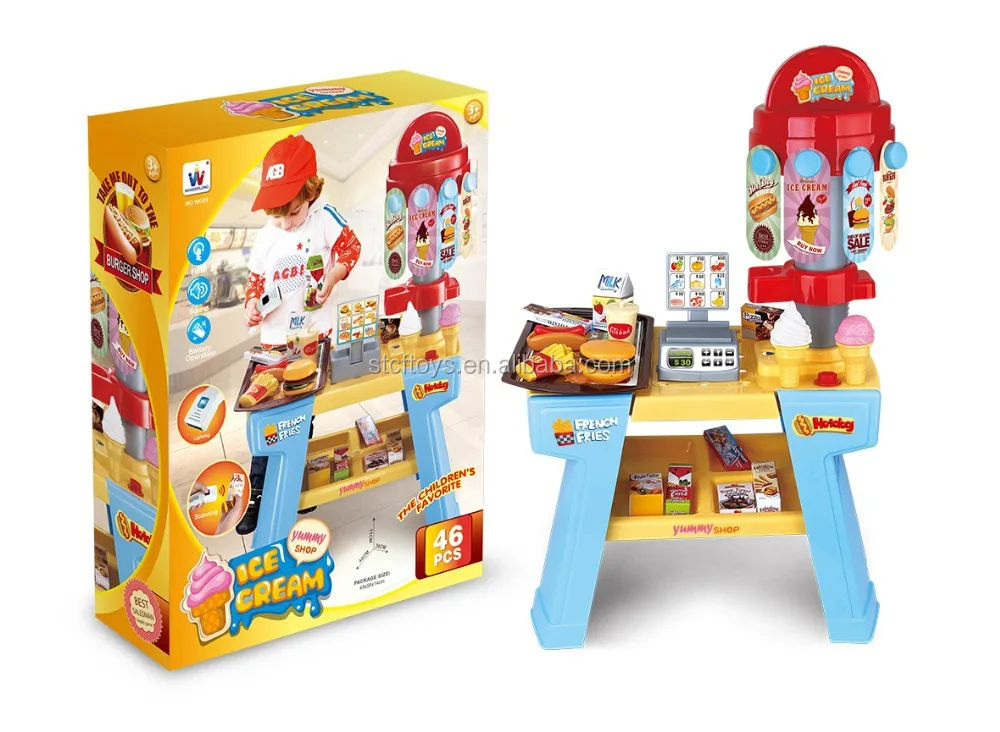 plastic food sets for play