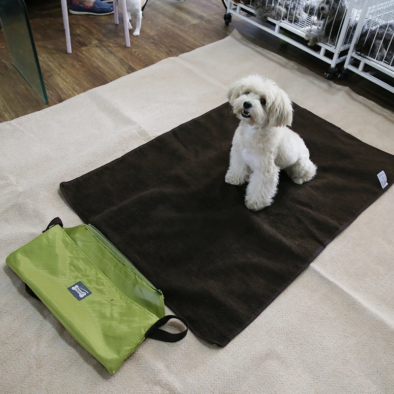 Dog Travel Blanket Pet Outdoor Mat Foldable Bag Buy Dog Travel Blankt