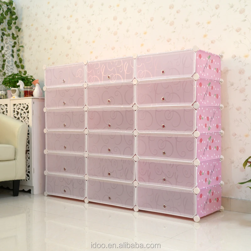 Usa Hot Sale Shoe Cabinet New Year Gift Colourful Cube Shoe