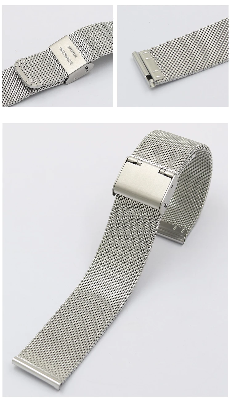 Stainless steel 06 mesh ordinary wrist metal watch band