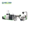 plastic PP film woven bag tape raffia string pelletizer recycling machine