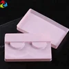 Private Label Natural 3D Mink Plastic Eyelash Trays With Lid