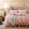 USA style polyester Twin queen king size lacing bedding set