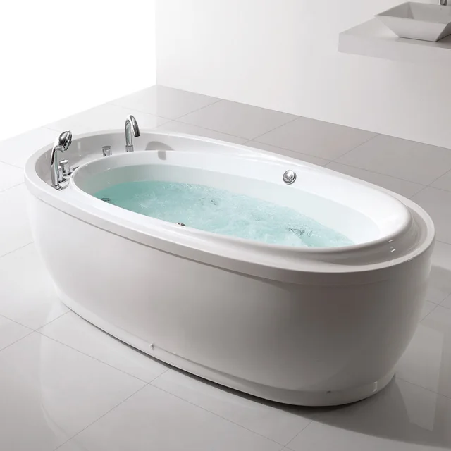p shape bathtub