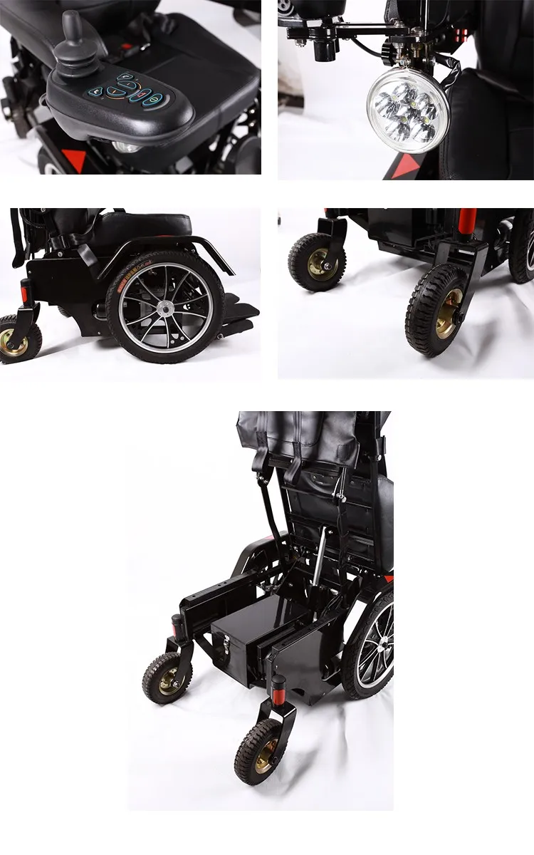 2018 New Design Adjustable Height Standing Power Wheelchair For